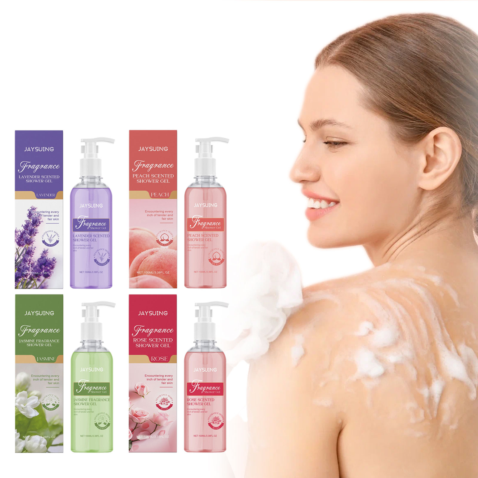 Perfume Fragrance Body Lotion - Gel de banho perfumado para lavagem