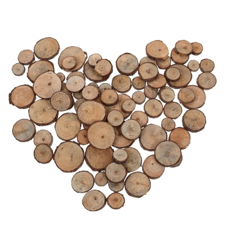 Oud Wood Chip - 30 peças 1-3cm fatias de madeira