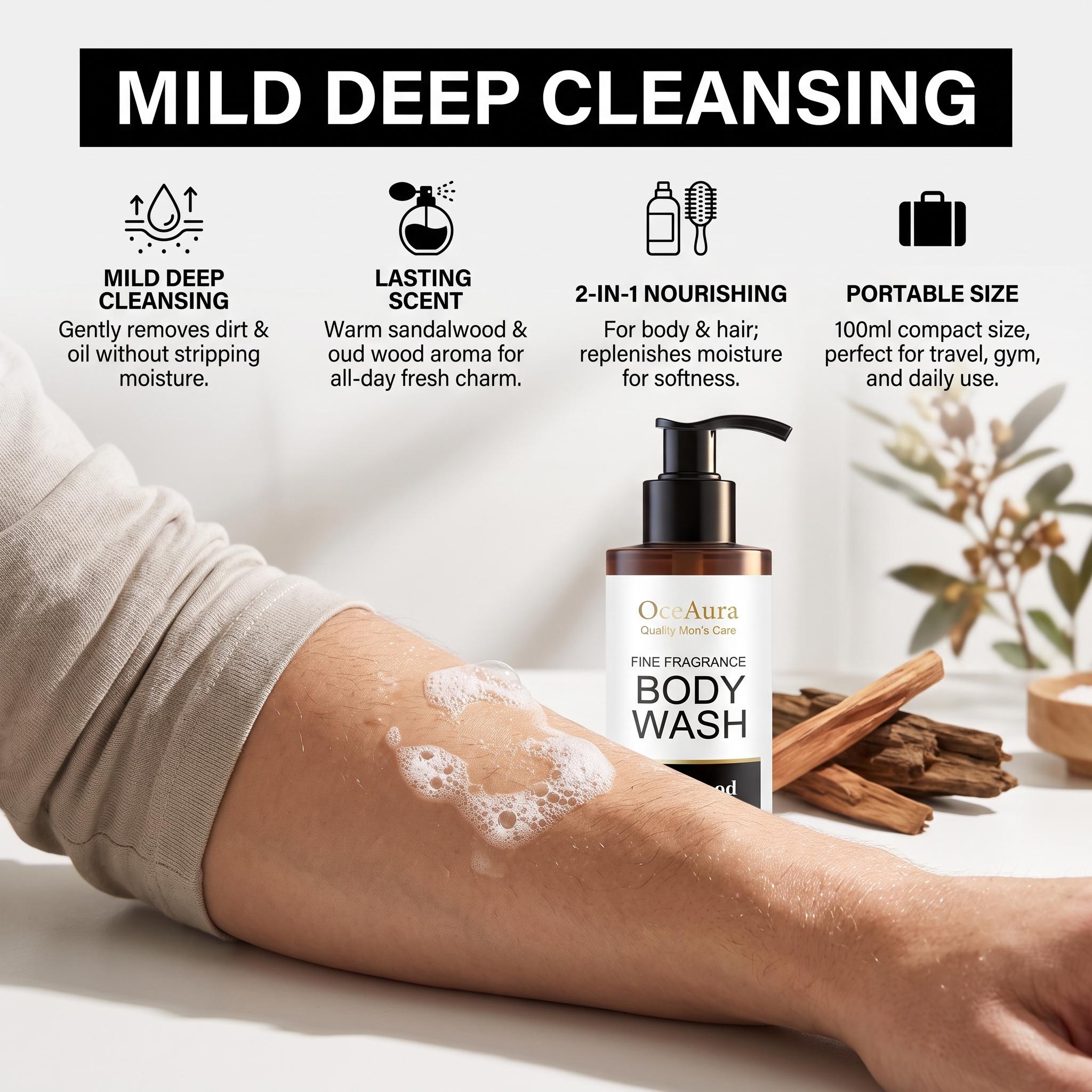 OceAura Sabonete Líquido Corpo - Perfume Fragrance Body Lotion avaliação e preço