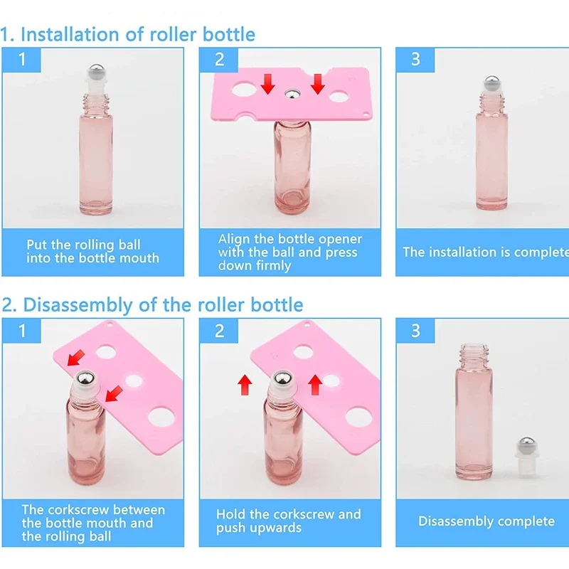 Frascos portáteis de vidro fos - Attar Oil Roll On avaliação e preço