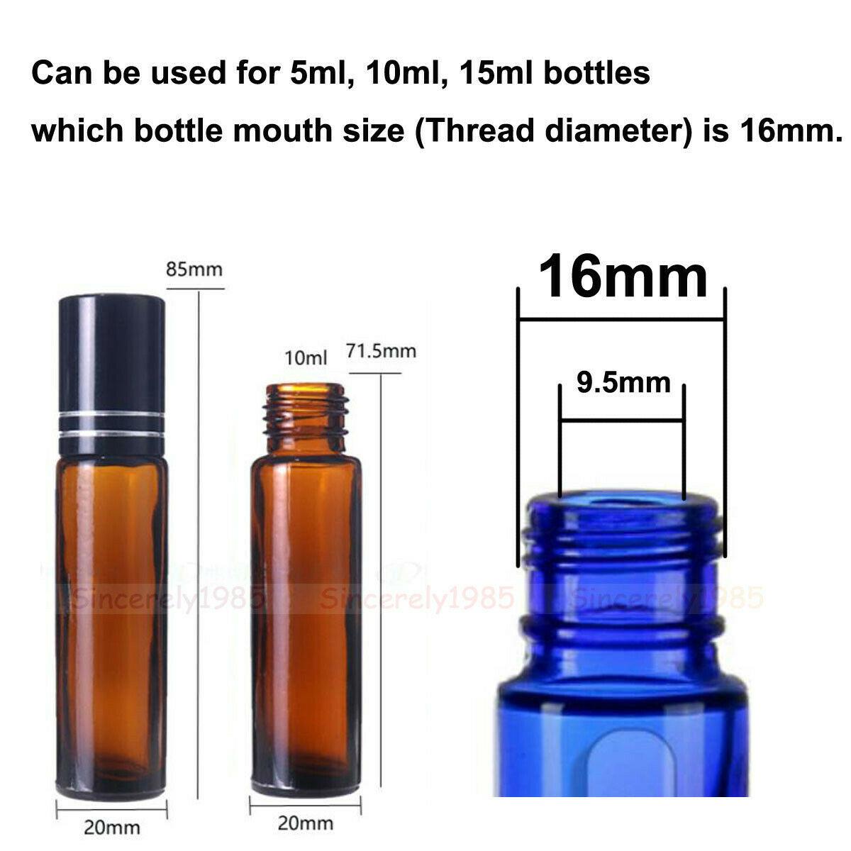 10X Tampas de Madeira Natural  - Attar Oil Roll On avaliação e preço