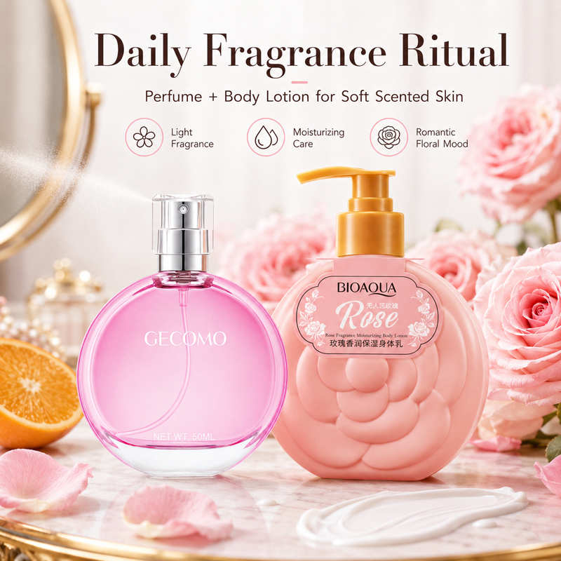 Conjunto de Perfume Feminino G - Perfume Fragrance Body Lotion avaliação e preço