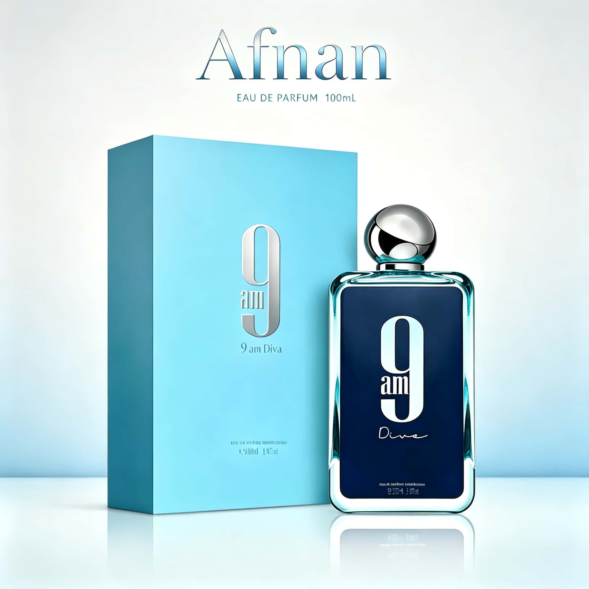 Afnan 9am Diva EDP 100ml Perfu - Perfume Fragrance Blue avaliação e preço