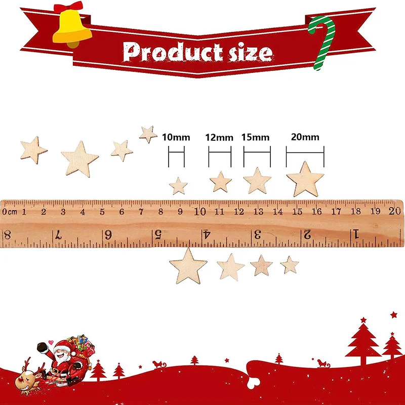 100-500 pçs mini estrelas de m - Oud Wood Chip avaliação e preço